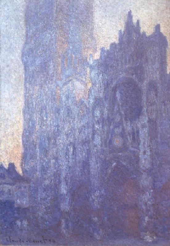 Claude Monet Rouen Cathedral Facade and Tour d-Albane